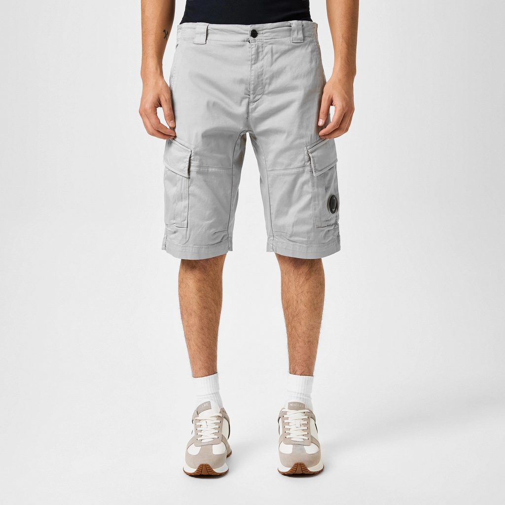 CP Company Bermuda Cargo Shorts - Drizzle 913